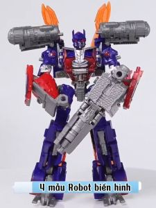 Robot người máy biến hình xe ô tô Transformer Optimus Prime Bumblebee đồ chơi mô hình Xe tải máy bay chiến đấu xe tăng Autobots Với vũ khí