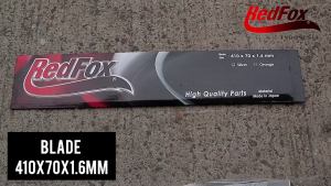 Mata Pisau Pemotong Rumput Redfox 410x70x1.6mm untuk Brush Cutter 328 - Komponen Berkualitas Tinggi