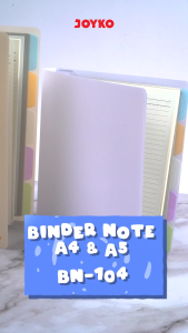 Binder Note JOYKO BN-104 A5 B5 Lose Leaf Binder isi 40 Lembar