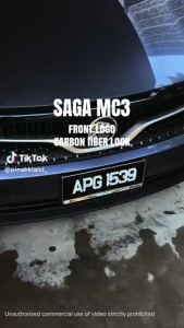 Proton SAGA MC2 2022-2025 / SAGA MC3 2026 Front Logo Emblem Plug n Play Frame Cover Accessories