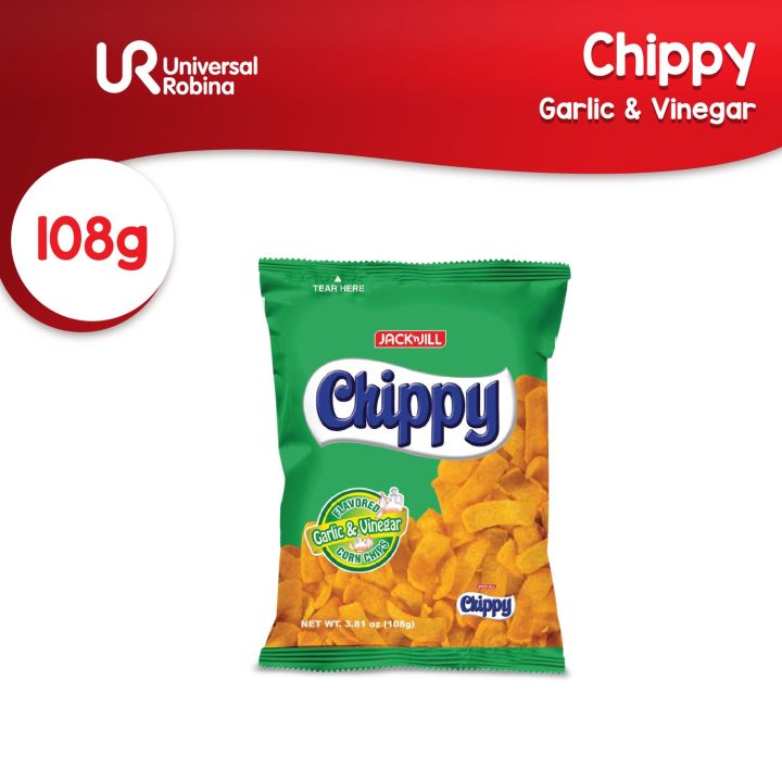 Chippy Garlic & Vinegar Flavored Corn Chips 108g | Lazada PH
