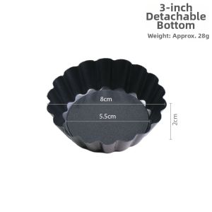 TEKANAI | Non-stick Detachable Egg Tart Baking Mold