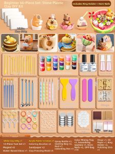 Magnet Bright Oil Non-Toxic Child-safe Lightweight Clay Kit