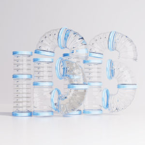 Hamster Pipe UFO DIY Cage Channel Acrylic Cage Tunnel Bathroom Djungarian Hamster Supplies Outer Patchwork Accessories