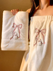 ผ้าขนหนูอาบน้ำรูปกระต่ายรูปผีเสื้อสุดน่ารัก ผ้าขนหนูแห้งเร็ว ผ้าขนหนูสำหรับผู้ใหญ่ ผ้าขนหนูสำหรับใส่ในห้องน้ำ ผ้าขนหนูสำหรับนักเรียนในหอพัก