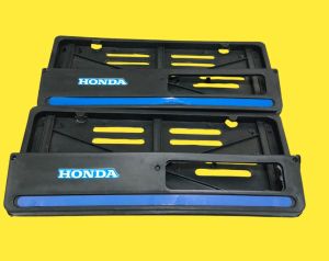 2pcs cover plat nomor list honda atas bingkai plat motor list honda atas bisa untuk semua jenis motor universal