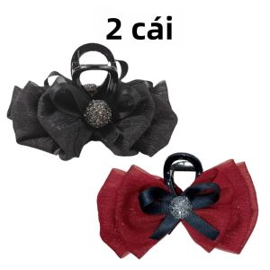 Nữ Nơ Tóc Thời Trang Mùa Hè Đơn Giản Tính Khí Cá Mập Kẹp Mũ Đợi Đầu Đa Năng Cho Những Dịp Thường Ngày Chất Liệu Polyester