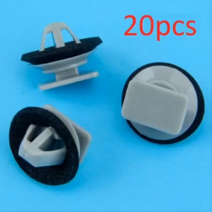 [HCM] Set 20 đinh tán nhựa 11.5mm màu xám có đệm cho xe hơi Mazda - Chốt vít nở kẹp nhựa cho cửa ô tô