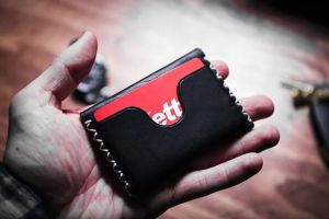 Dompet Kulit 3 Saku Coklat Tempat Kartu Dompet Saku Depan Minimalis buatan tangan garoet