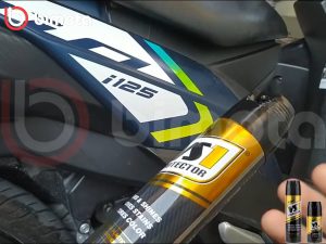 Top Seller MOTORCYCLE AND CAR PROTECTOR SPRAY 250ml | Helps Prevent Cracking Fading Discoloration and Premature Aging | Helps Renew & Revitalize Vinyl Rubber and Plastic | Protection Multifunctional Use for Car & Motor | Cleans Away Dirt Dust Debris.