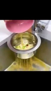 kitchen sink filter basket swan strainer stainless corner steel swan drain basket filter residue storage hanging rack dry and wet separation hook garbage filter basket fruit and vegetables basket multifunctional kitchen tools accessories