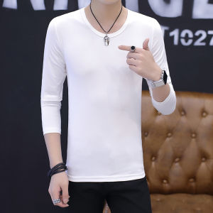 Mens Fleece-Lined Half-High Collar Warm Long Johns Top Long-Sleeve T-shirt