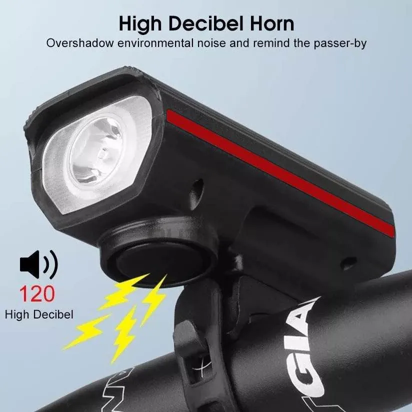 ASAN】Bicycle CYGM-858 Headlight USB Rechargeable Night Riding