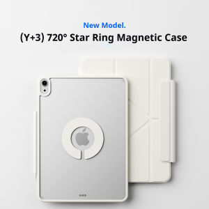 RBP Case iPad10/11th Air 11 4/5 10.9 Pro 11 12.9 13 Detachable Rotate 360° iPad 10.2 7/8/9th Gen mini 6 Y-Shaped Folding Cover