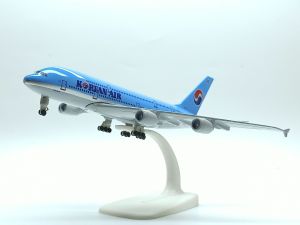 Mô hình máy bay Korean Air 20cm chất liệu kim loại bền đẹp