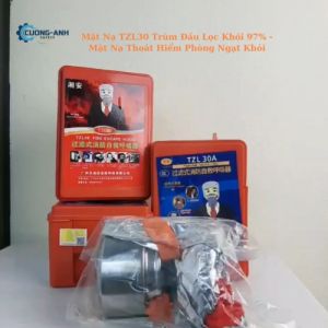 Mặt nạ phòng độc chống ngạt khói TZL30 mặt nạ bảo hộ lao động mặt nạ phòng cháy chữa cháy chống khói TZL30 giúp an toàn thoát hiểm khi sự cố cháy nổ xảy ra hàng chất lượng cao giá rẻ Loại 1