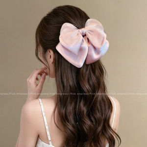 PINK EMPRESS | French Satin Bow Elegant Hair Clip