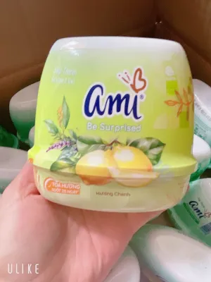 Sáp thơm Ami hương chanh hộp 200g ( thơm suốt thời gian dài)