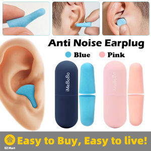 【Fast Shipping】 Anti Noise Soft Sponge Silicone Earplugs Waterproof Ear Plugs for Sleeping Diving Surf Soft Comfort Natation Swimming Ear Protector with Storage Box CYB-Anti-Noise-Earplug