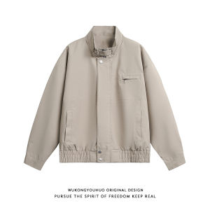 WUKONGYOUHUO | Vintage American Style Short Work Jacket Mens