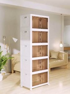 DR.STORAGE 3/5 Layers Large Capacity Storage Cabinet Folable Storage Cabinet Almari Pakaian 收纳柜(UP TO 340L)