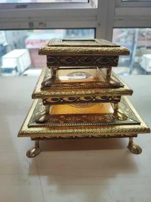 Samy medai for idols and statues/Wooden Aluminium Pooja Chowki Bajot/medai for Idols and Pooja Articles