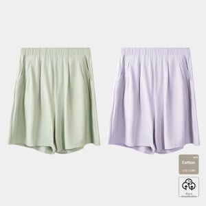 DIEANFEN | Cool Sensation Loose Fit Slimming Girl Sleep Shorts