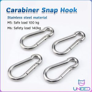 Need. Snap Hook 304 Stainless Steel Carabiner metal Hook Spring Outdoors Sport Clip M5 M6