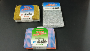 Heavy Duty Dish Scrubber Pad with Sponge Inside