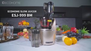 ECOHOME ESJ999BM Slow Juicer Big Mouth 4-in-1 Function ESJ-999BM 55 RPM Pengekstrak Buah Low Watt Easy Clean Multifungsi ESJ 999 BM