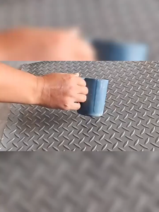 mat floor for bathroom Anti-Slip Round Stud Anti Slip Rubber Floor Matting Coin Shape Carpet Door Mat Waterproof Kitchen Bathroom Staircase Home Use Floor Mat Checkered Plate Home Improvement Indoors Or Outdoor (1.5x1M) Rubber Flooring Matting