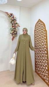 HADLNUM AVRL SET HIJAB DRESS GAMIS MODE TERBARU TERLARIS BEST SELLER DAN REAL ORIGINAL