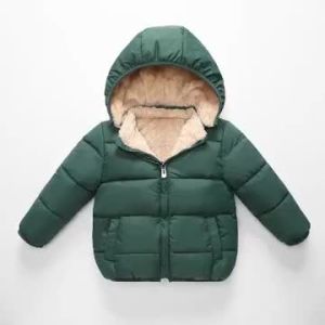 Baby Kids Jackets Boys Winter Thick Coats Warm Cashmere Outerwear For Girls Hooded Jacket Children Clothes Toddler Overcoat 1-6Y