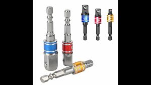 ADAPTER SAMBUNGAN MATA BOR HEX 1/4 TO SOCKET 1/4" 1/2" 3/8"