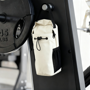 Magnetic Gym Bottle Sling Bag with Shoulder Strap Black 3 Strong Magnets Portable Gym Bottle Holder for Fitness Gym Bottle Bag