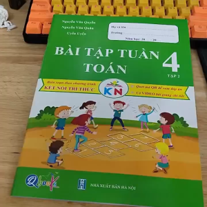 Sách - Bài Tập Tuần - Toán Lớp 4 - Tập 2 - Kết Nối (Qbooks)