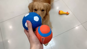 ⚽️ ของเล่นหมา มีเสียงเวลาบีบ ลูกบอลสุนัข หมา แมว ของเล่นสัตว์เลี้ยง ลูกบอลหมา ลูกบอลฝึกหมา ที่กัดเล่น CW87