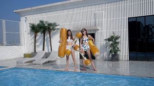 Water Float Toy 4 pcs PVC ผู้ใหญ่เด็กกีฬาของเล่นลอยน้ําสระว่ายน้ําชายหาดห่วงยาง (ราคาถูกสุด)