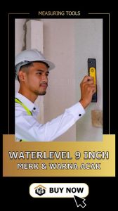 waterpass MAGNET tempel besi torpedo 9 / penggaris alat ukur air pas