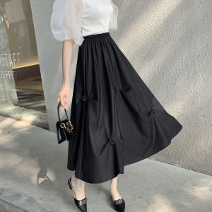 Summer Elegant French Irregular Pleated Floral Versatile Skirt