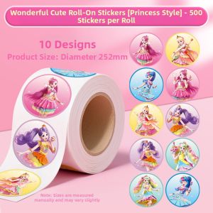 Yoursoulbird | Princess Heart Reward Stickers 500pcs/Roll