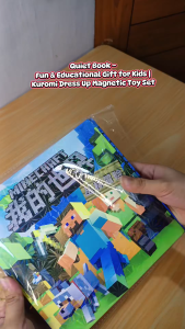 Magnetic Quiet Book My World Set Village Set Kuromi Doll House Dress Up Sticker DIY Toys for Girls