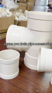 PVC Drain Pipe Straight Coupling Clamp Connection 50mm to 315mm for Sewer Drainage System Durable