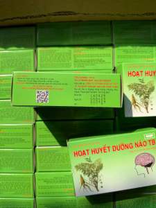 Hoạt huyết dưỡng não tb hộp 100 viên bao đường hỗ trợ đau đầu chóng mặt