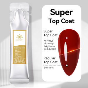 BORN PRETTY | BORN PRETTY 1-5PCS 15ml Super Top Coat Gel Polish Set Non Wipe Soak Off UV LED Semi-permanent Varnish Nail Supplies Manicure