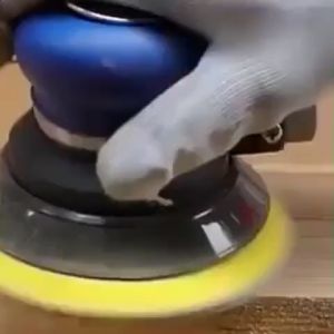 【👍】5" Pneumatic Palm Air Sander Vacuum Air Sander Random Orbital Round Polisher Car Polishing Machine Mesin Pengilat Kereta Wood/Steel Polishing Grinder Machine Derusting 五寸气动抛光机