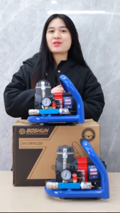 Máy Nén Khí Pin BOSHUN BS-NK15BL Công Suất 350w Dung Tích 1.5L - Không chổi than - 100% Lõi Đồng Siêu Bền