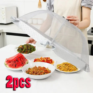2pcs Portable Food Mesh Covers: Protect Your Picnic & Keep Insects Away