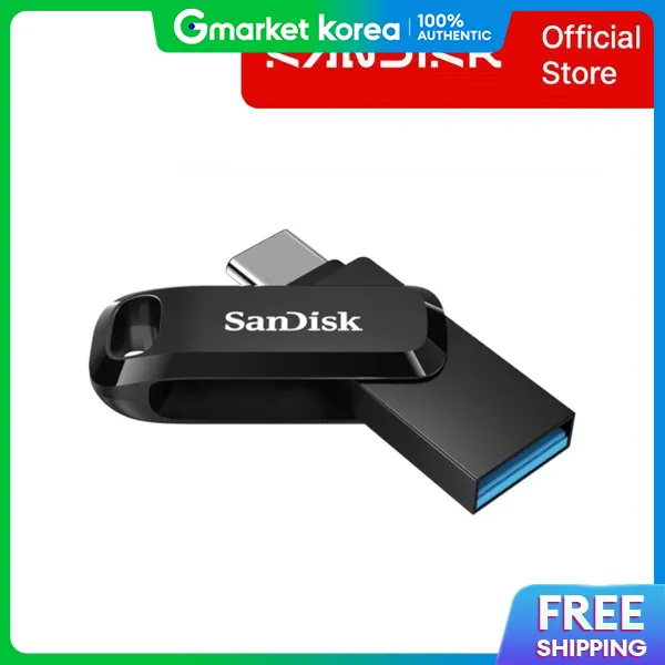 Sandisk | Sandisk Genuine Ultra Dual Drive Go Ddc3 Black 512Gb USB 3.2 Gen1 Official After-Sales Service and