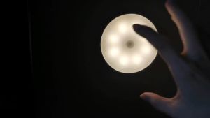 Cabinet Light Motion Sensor LED Magnet Closet Lights for Fixtures Under Home Elderly Night Light Rechargeable Lights Long Battery Life